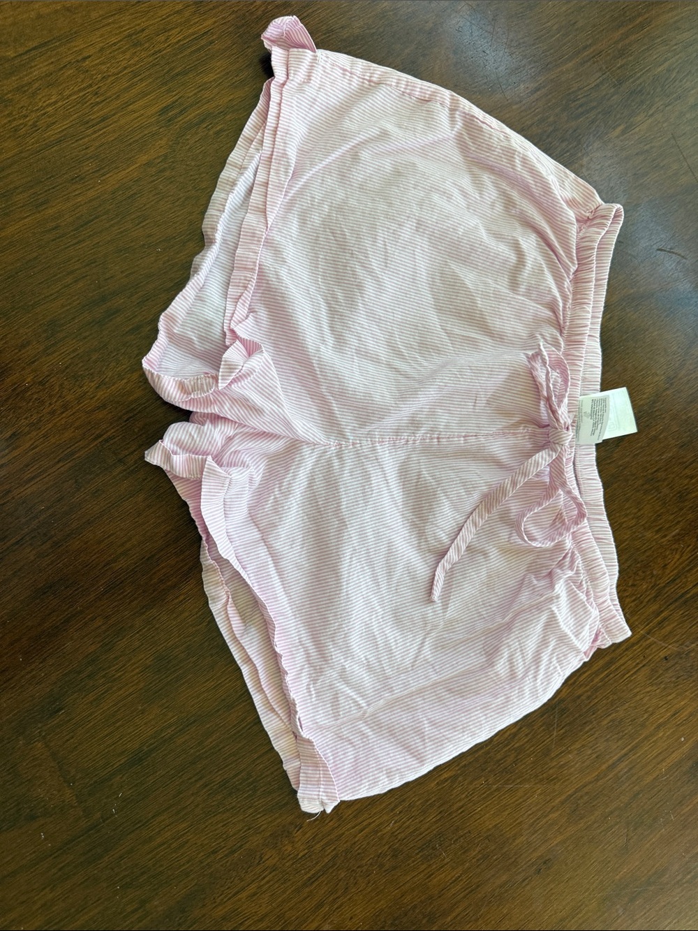 H&M Light Pink Striped Women’s Lounge Shorts